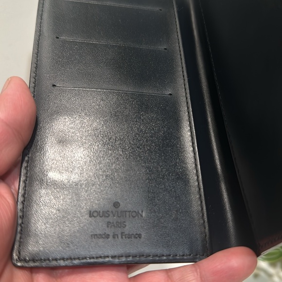💯AUTHENTIC LOUIS VUITTON Agenda Poshe - Onyx Damier Bill Holder - Picture 6 of 12